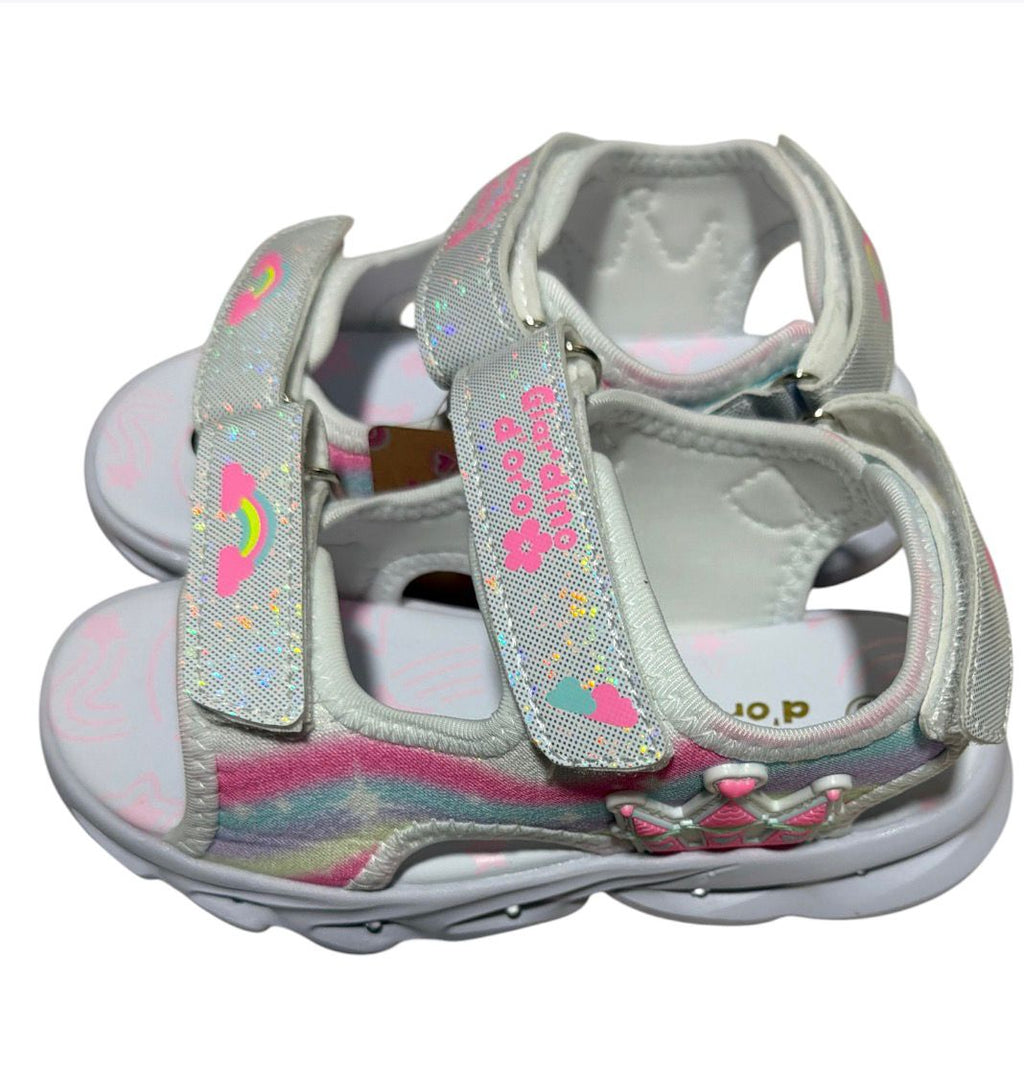 Sandalias con luces infantiles Giardino d'oro para niñas