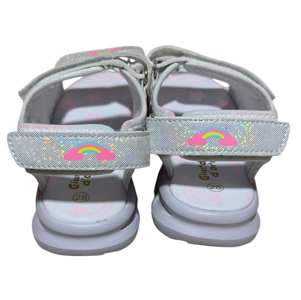 Sandalias con luces infantiles Giardino d'oro para niñas