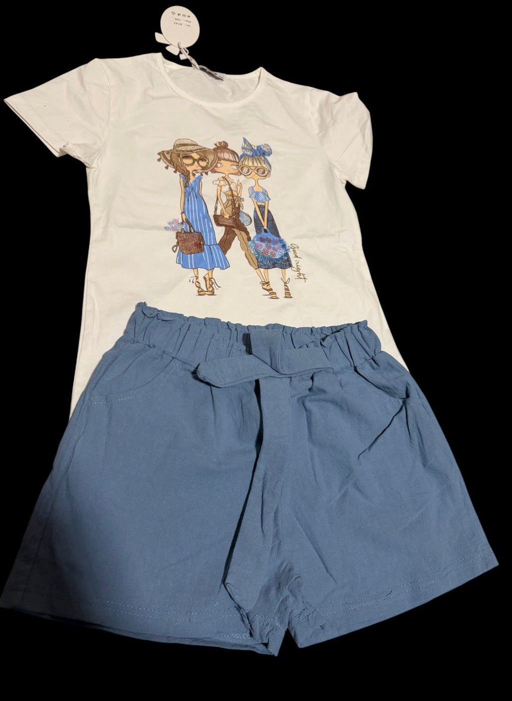 Conjunto de Camiseta y Short Floral