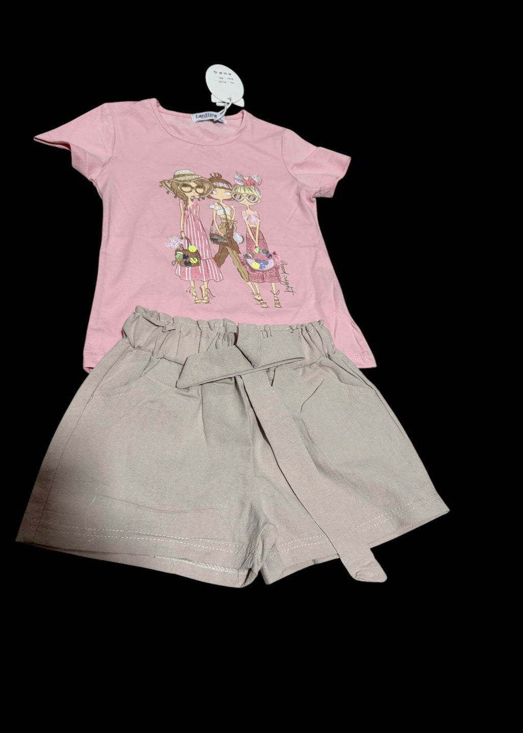 Conjunto de Camiseta y Short Floral