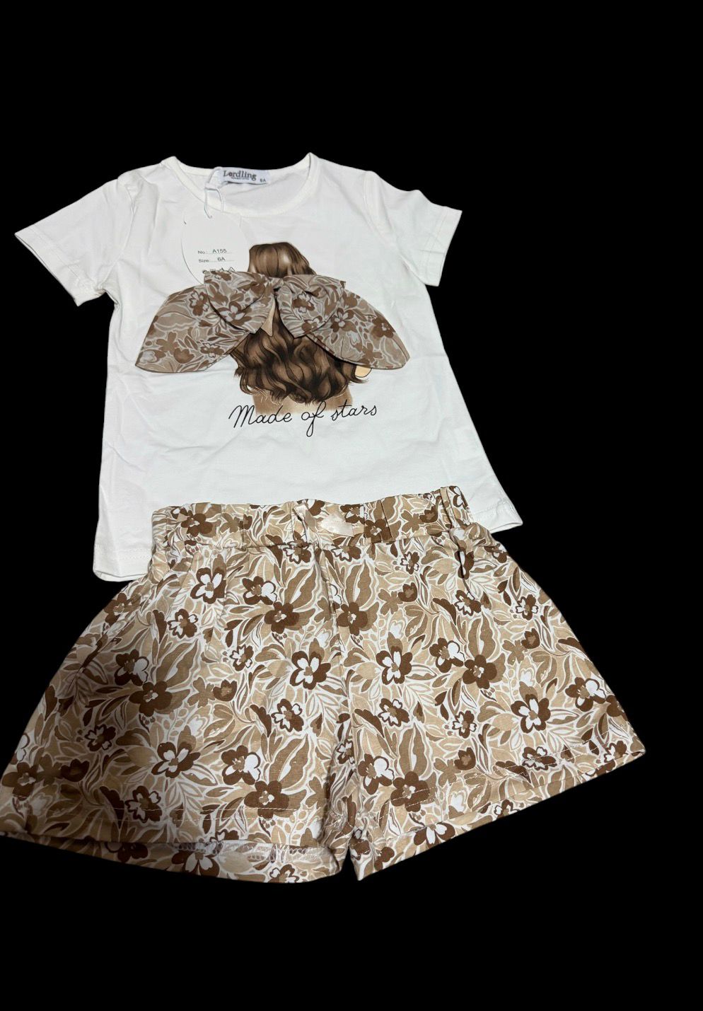 Conjunto de Camiseta y Short Floral