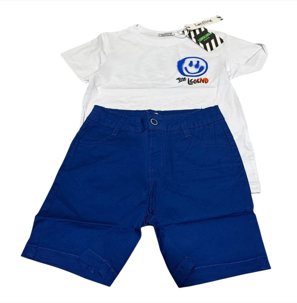 Conjunto Urbano de Camiseta y Shorts Oso Streetwear Negro